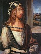 Albrecht Durer Self Portrait with Gloves oil painting artist